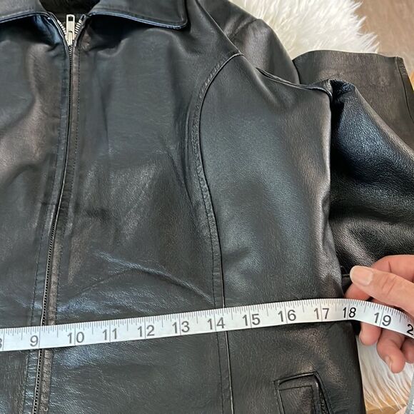 ÓSCAR PIEL LEATHER JACKET - Picture 9 of 13